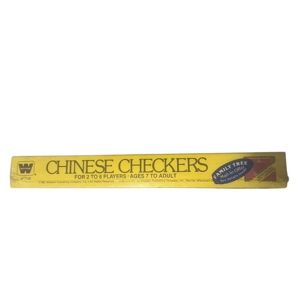 Vintage Chinese Checkers‎ Game SEALED 1981 Whitman Western Publishing